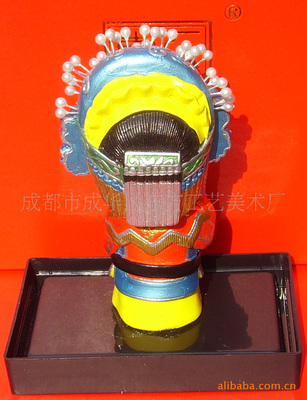 中国风京剧卡通立体摆件 三国人物孙尚香的工艺与文化魅力